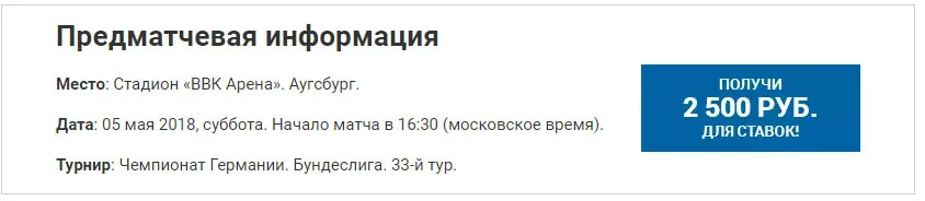 Общая информация о бесплатном прогнозе