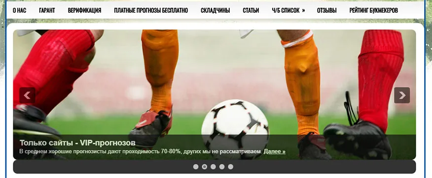 Внешний вид сайта Freeviptip