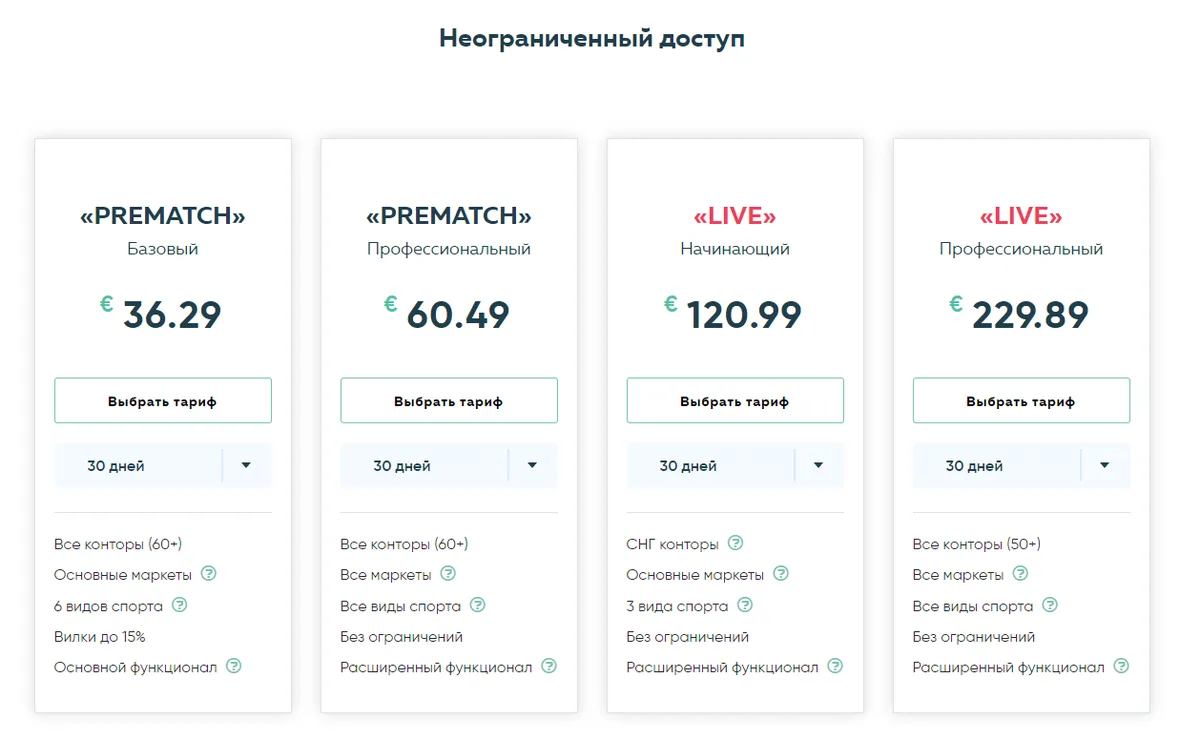 Сканер для поиска вилок