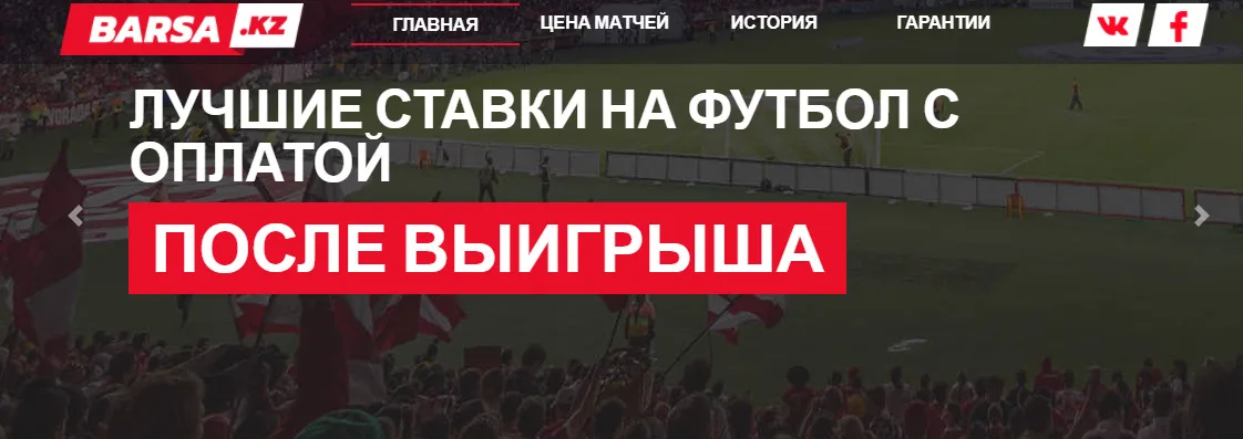 Внешний вид сайта barsa.kz