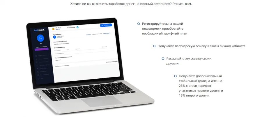 Партнерская программа BetStart