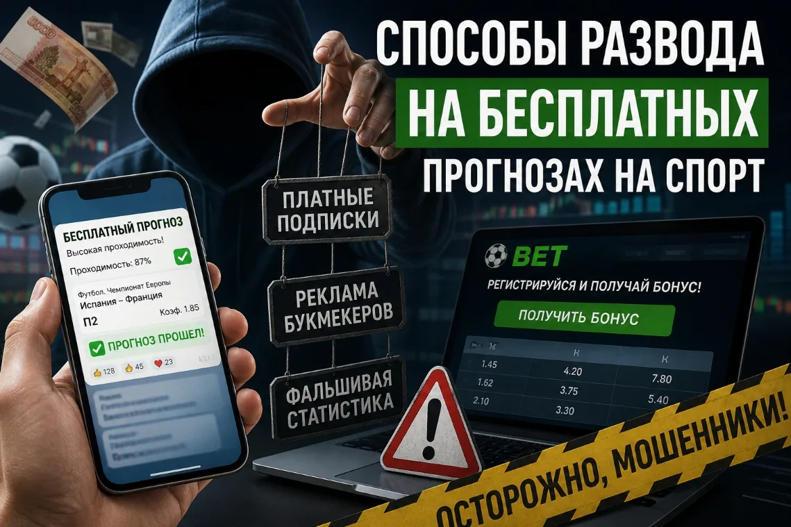 Скриншот к статье: Бесплатные прогнозы на спорт: как отличить аналитику от развода